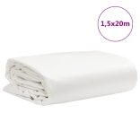 fehér ponyva 1,5 x 20 m 650 g/m²