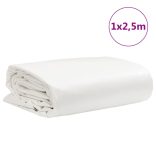 fehér ponyva 1 x 2,5 m 650 g/m²