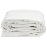 fehér ponyva 5 x 5 m 650 g/m²