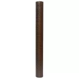 barna és fekete polyrattan erkélyparaván 300x80 cm