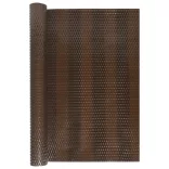 barna és fekete polyrattan erkélyparaván 300x90 cm