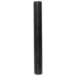 fekete polyrattan erkélyparaván 400x90 cm