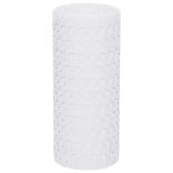 10 db fehér polyrattan erkélyparaván 255 x 19 cm