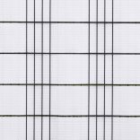 10 db fehér polyrattan erkélyparaván 255 x 19 cm