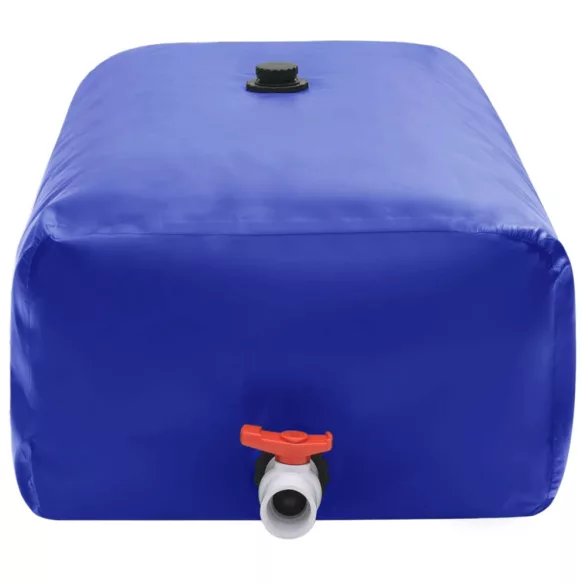 összecsukható PVC víztartály csappal 1500 L