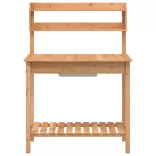 barna tömör fenyőfa ültetőasztal mosogatóval 147,5x44x139,5 cm