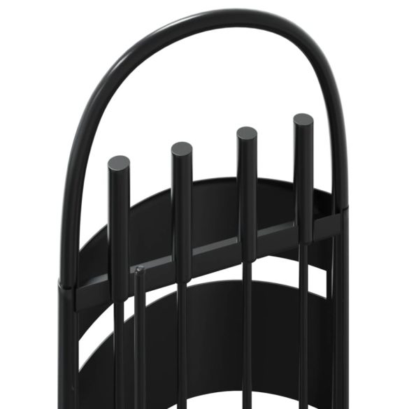 5 darabos acél kandallószerszám-készlet 23 x 15 x 66 cm