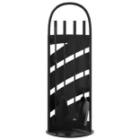 5 darabos acél kandallószerszám-készlet 23 x 15 x 66 cm