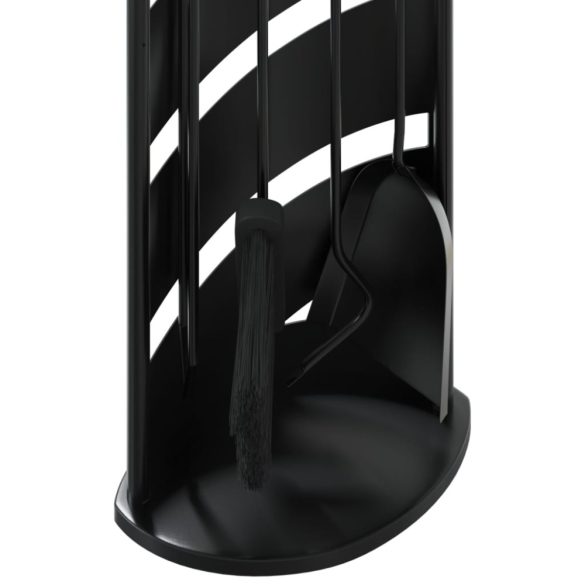 5 darabos acél kandallószerszám-készlet 23 x 15 x 66 cm