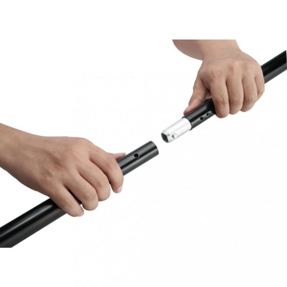 teleszkópos háttér állványrendszer + fehér háttér 3 x 5 m