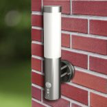 Kültéri fali lámpák 2 db mozgásérzékelővel rozsdamentes acél