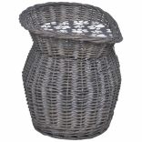 Fűzfa macskabútor kisállatház/ágy/kaparóoszlop párnával