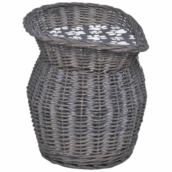 Fűzfa macskabútor kisállatház/ágy/kaparóoszlop párnával