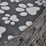 Fűzfa macskabútor kisállatház/ágy/kaparóoszlop párnával