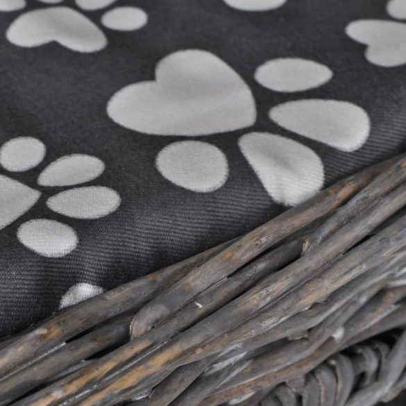 Fűzfa macskabútor kisállatház/ágy/kastély/kaparóoszlop párnával