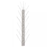 6 db 3 m-es 5-soros rozsdamentes acél madár- és galambtüske