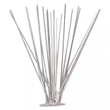 6 db 3 m-es 5-soros rozsdamentes acél madár- és galambtüske