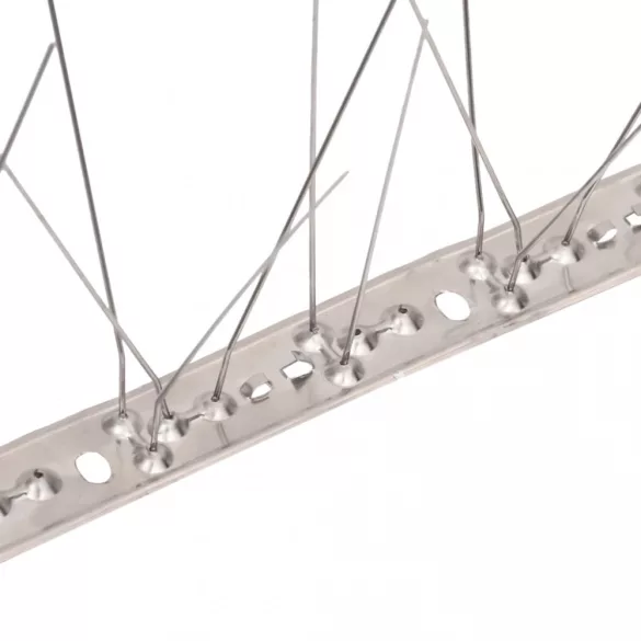 6 db 3 m-es 5-soros rozsdamentes acél madár- és galambtüske