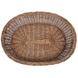 Természetes színű fűzfa kutyakosár/kisállatágy 90 cm