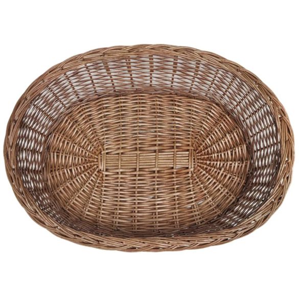 Természetes színű fűzfa kutyakosár/kisállatágy 90 cm