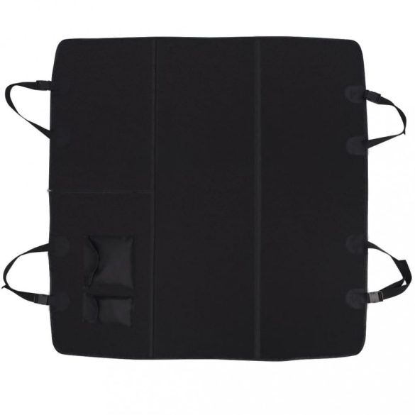 háziállat hátsó autós üléshuzat 148x142 cm fekete