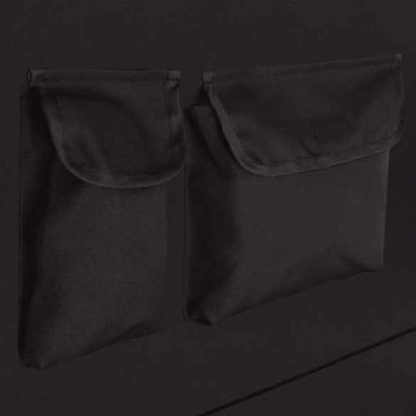 háziállat hátsó autós üléshuzat 148x142 cm fekete