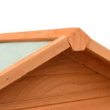 tömör fenyő- és jegenyefa madárkalitka 125,5 x 59,5 x 164 cm