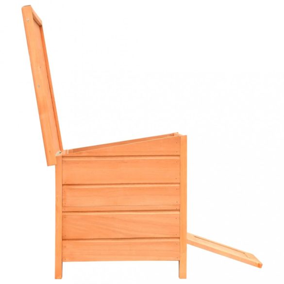 tömör fenyő- és jegenyefa macskaház 50 x 46 x 43,5 cm