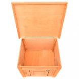 tömör fenyő- és jegenyefa macskaház 50 x 46 x 43,5 cm