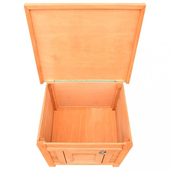 tömör fenyő- és jegenyefa macskaház 50 x 46 x 43,5 cm