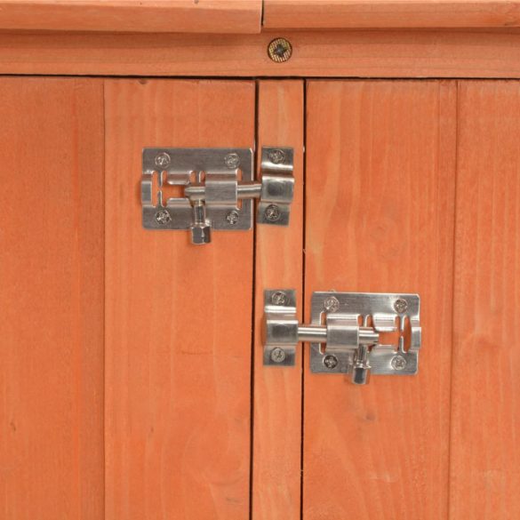 fa kerti fészer 128x42x91 cm