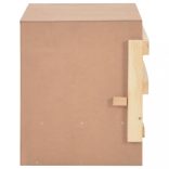 3 rekeszes tömör fenyőfa tyúk fészkelő 72 x 33 x 38 cm