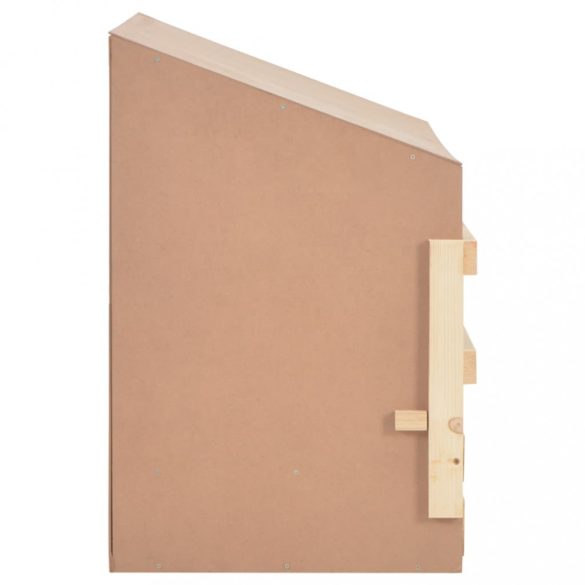 4 rekeszes tömör fenyőfa tyúk fészkelő 106 x 40 x 59 cm