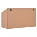 4 rekeszes tömör fenyőfa tyúk fészkelő 106 x 40 x 59 cm