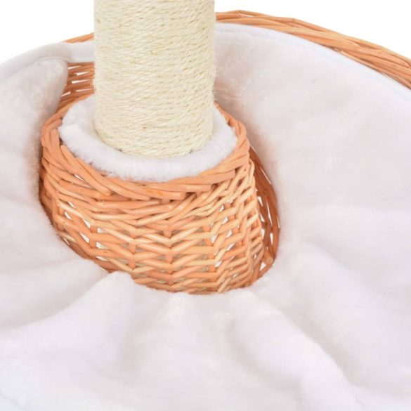 természetes fűzfa macskabútor szizál kaparófával