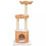 természetes fűzfa macskabútor szizál kaparófával