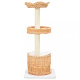 természetes fűzfa macskabútor szizál kaparófával