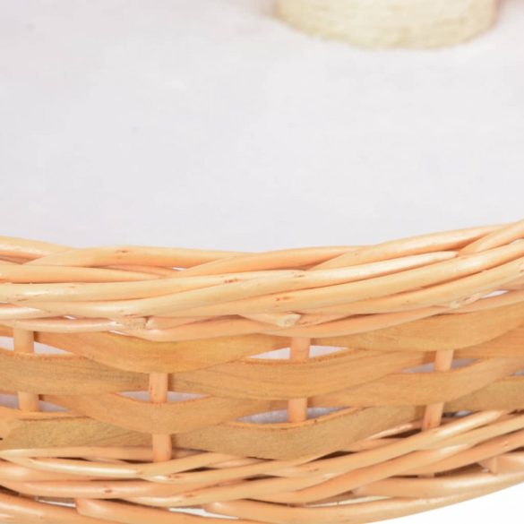 természetes fűzfa macskabútor szizál kaparófával