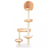 természetes fűzfa macskabútor szizál kaparófával