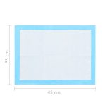 100 db nem szőtt anyagú kisállatszoktató betét 45x33 cm