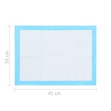 400 db nem szőtt anyagú kisállatszoktató betét 45x33 cm