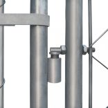 kültéri horganyzott acél kutyakennel 2 x 2 x 1 m