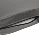 szürke műbőr kutyakanapé 80 x 50 x 40 cm