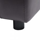 barna műbőr kutyakanapé 80 x 50 x 40 cm