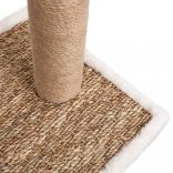 macskabútor ívelt fésülködőkefével és kaparófával