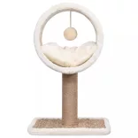 tengerifű macskabútor felső alagúttal és játékkal 56 cm