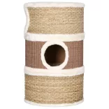 hordó alakú tengerifű macskabútor 60 cm