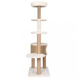 tengerifű macskabútor luxuspárnával és kaparófával 148 cm