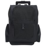 fekete összecsukható többfunkciós kisállatszállító kocsi