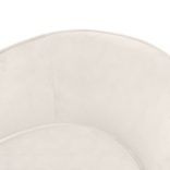 krémszínű plüss kutyakanapé 69 x 49 x 40 cm